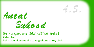 antal sukosd business card